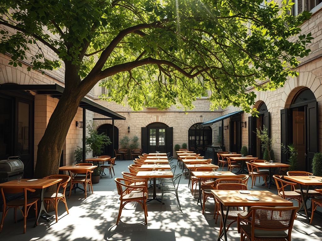 Terrasse du restaurant